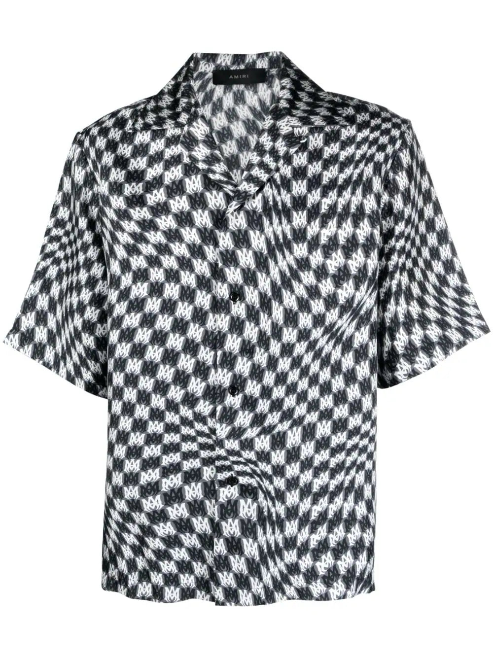 AMIRI  checkerboard-print silk shirt