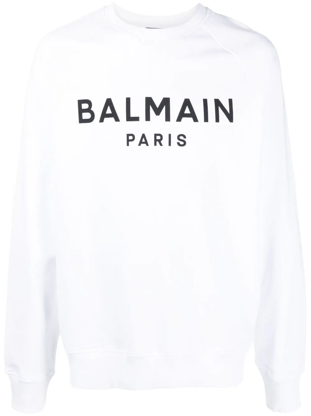 Balmain  logo-print cotton sweatshirt