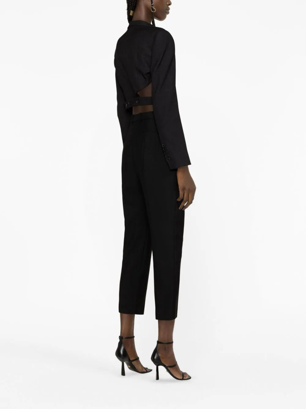 Alexander McQueen cropped wool trousers