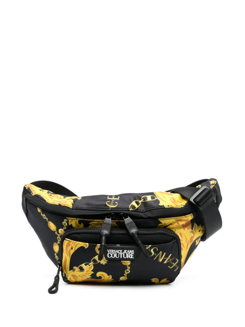 Versace Jeans Couture  Chain Couture-print belt bag