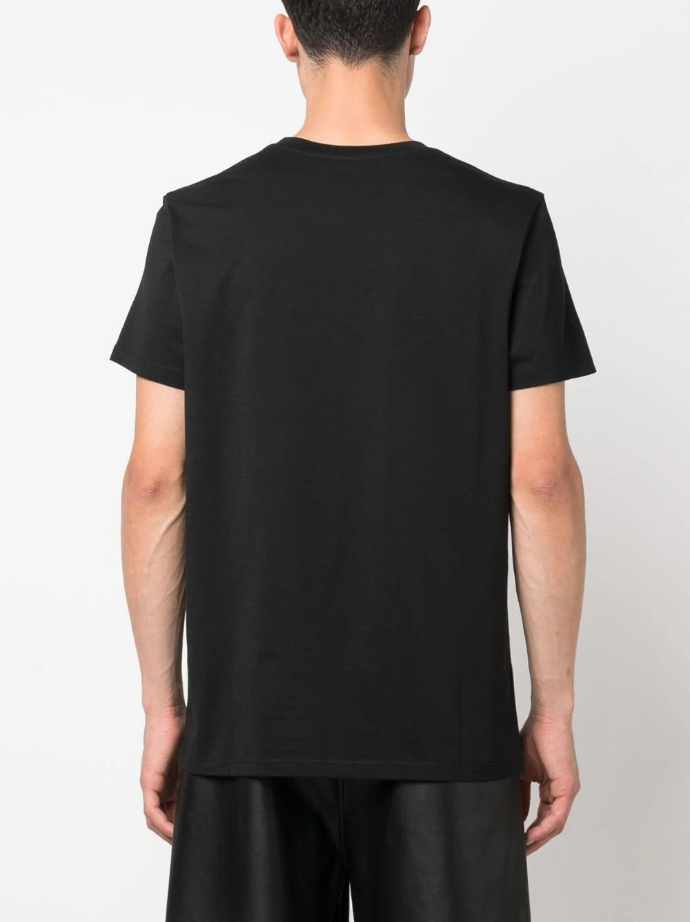 Balmain  flocked-logo cotton T-shirt