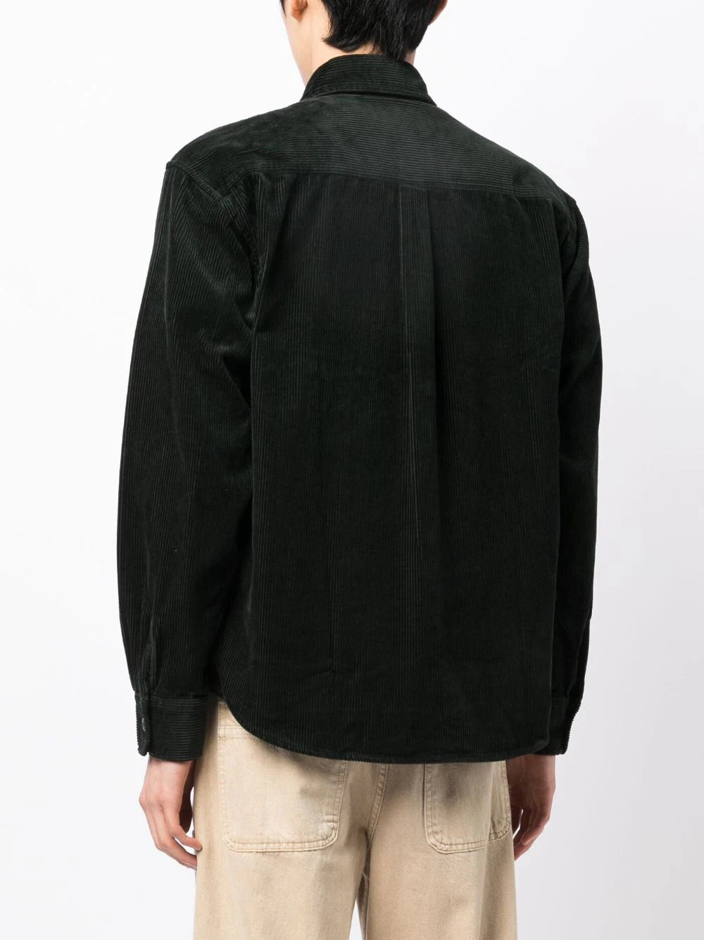 Carhartt WIP  corduroy logo-patch cotton shirt