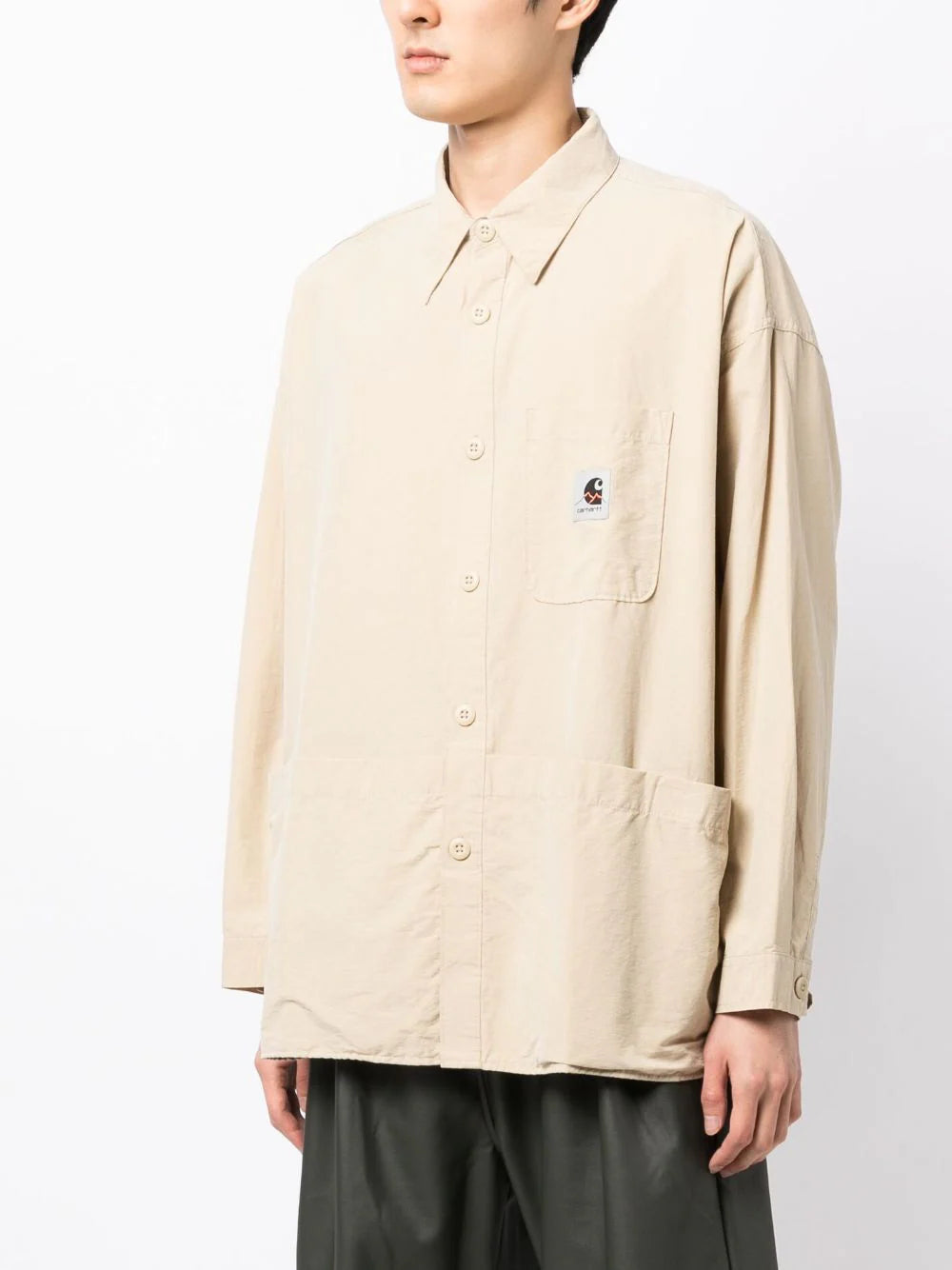 Carhartt WIP  logo-patch long-sleeve shirt