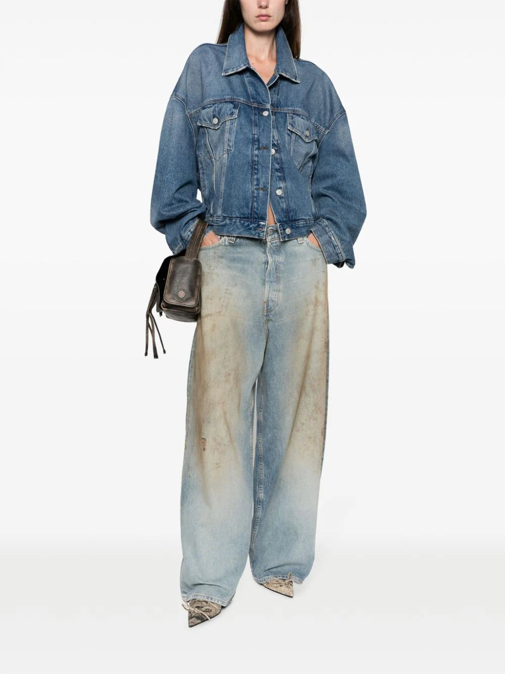 Acne Studios  2023 super baggy fit jeans