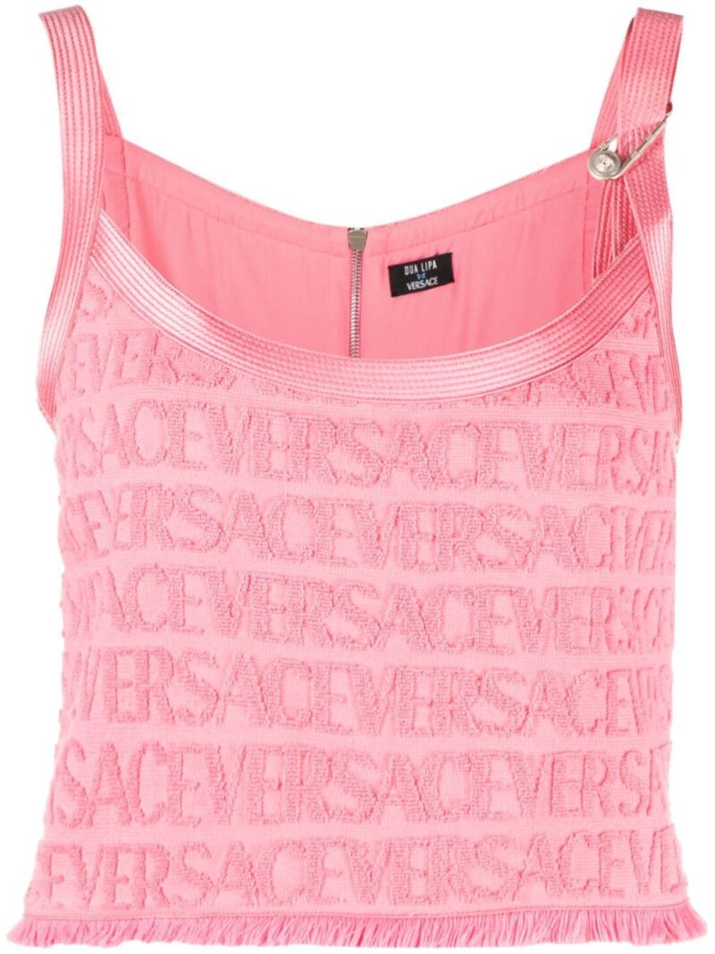 Versace  x Dua Lipa Allover top