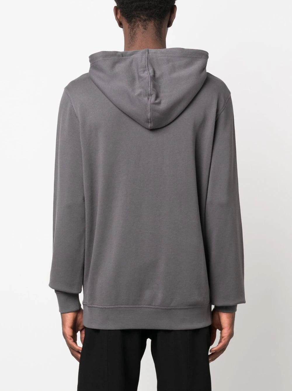 BOSS logo-patch cotton hoodie