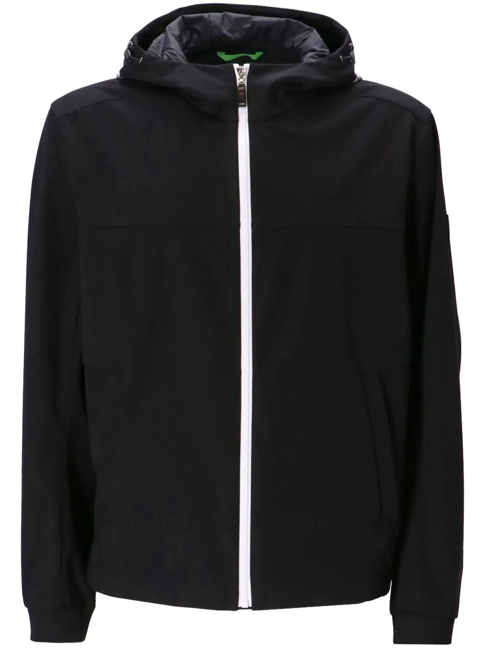 BOSS  logo-print hooded jacket