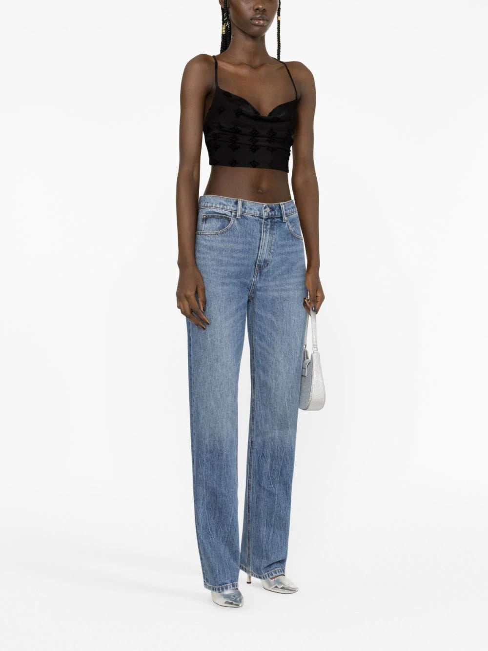 Alexander Wang  mid-rise straight-leg jeans