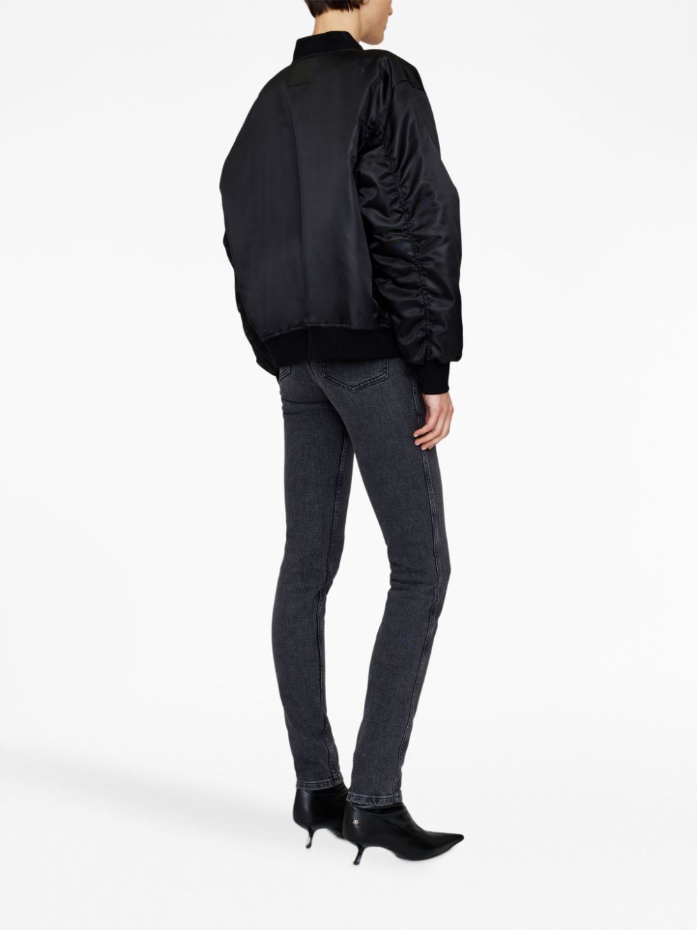ANINE BING  Leon zipped bomber jacket