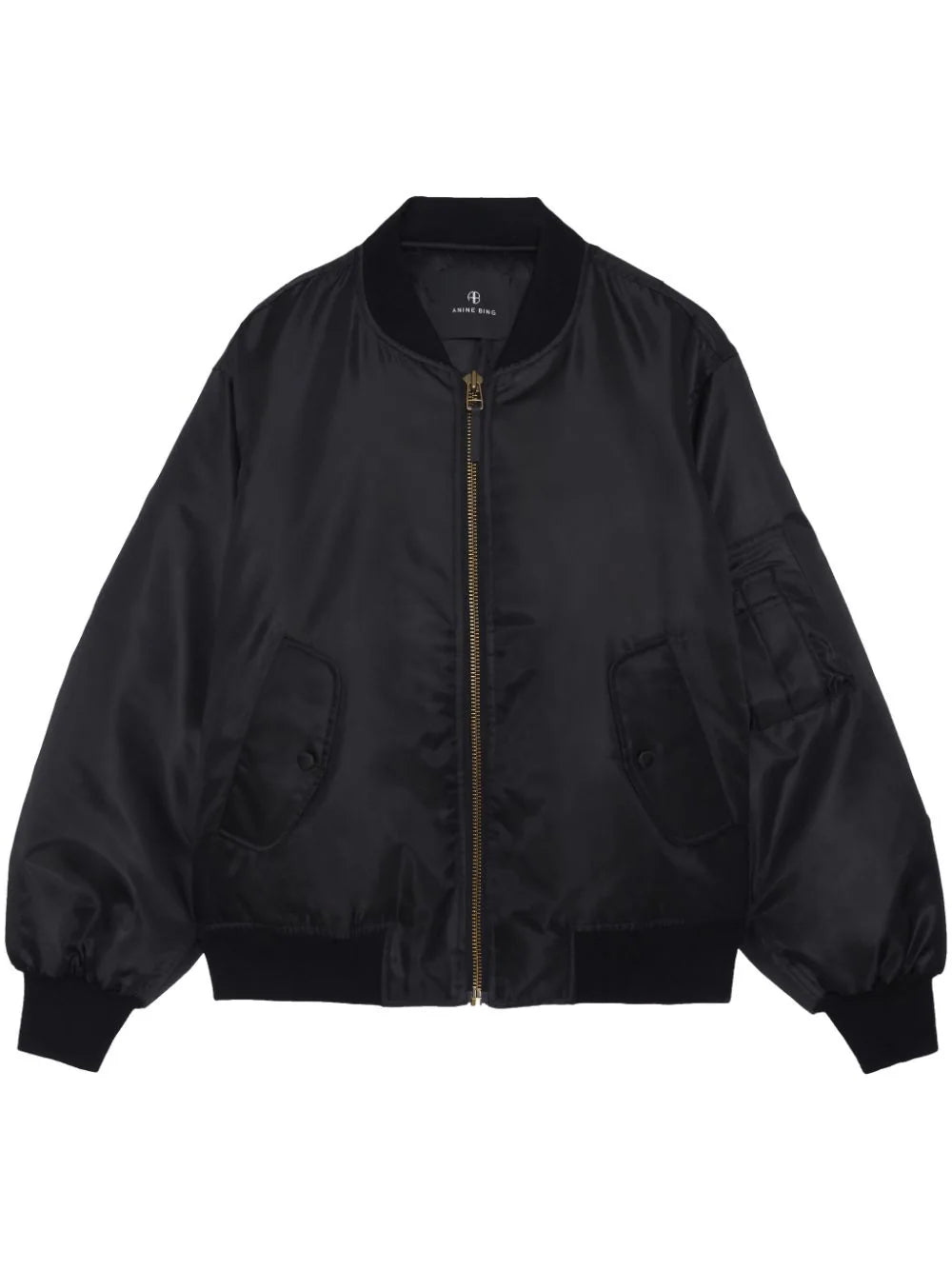 ANINE BING  Leon zipped bomber jacket