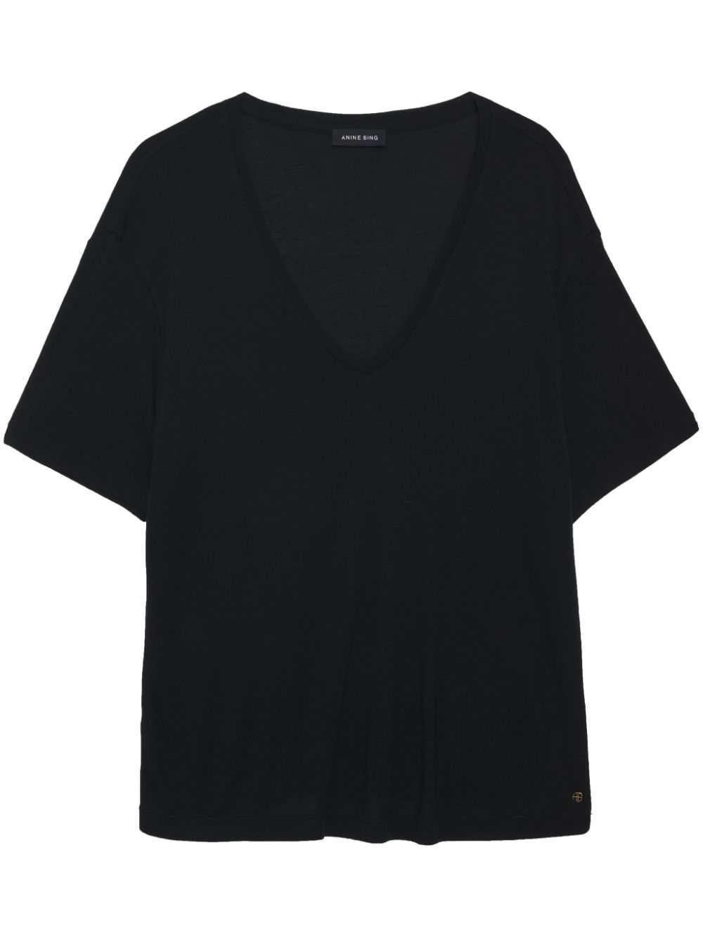 ANINE BING  Vale V-neck T-Shirt