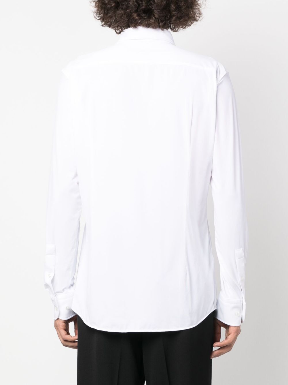 BOSS pointed-collar long-sleeve shirt