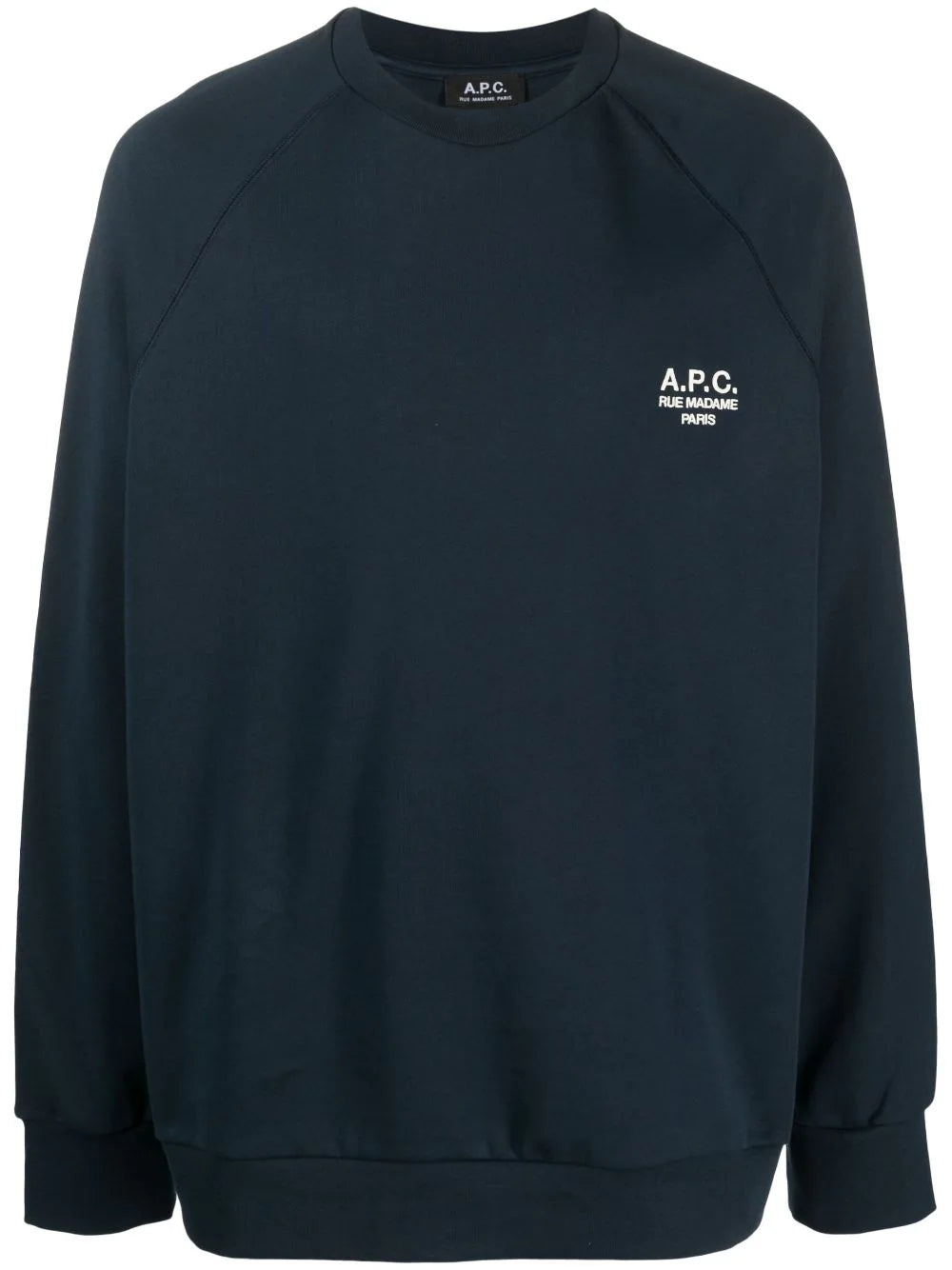A.P.C.  logo-embroidered cotton sweatshirt