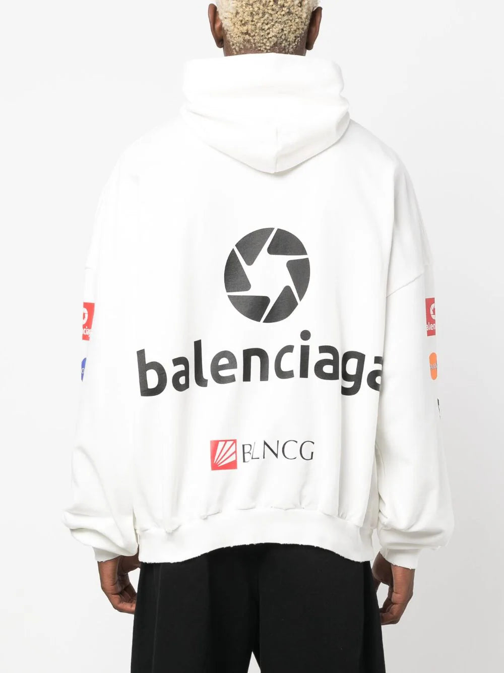 Balenciaga  Top League logo-print hoodie