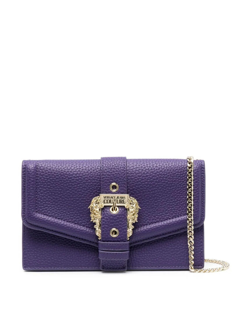 Versace Jeans Couture  Couture1 logo-buckle clutch bag