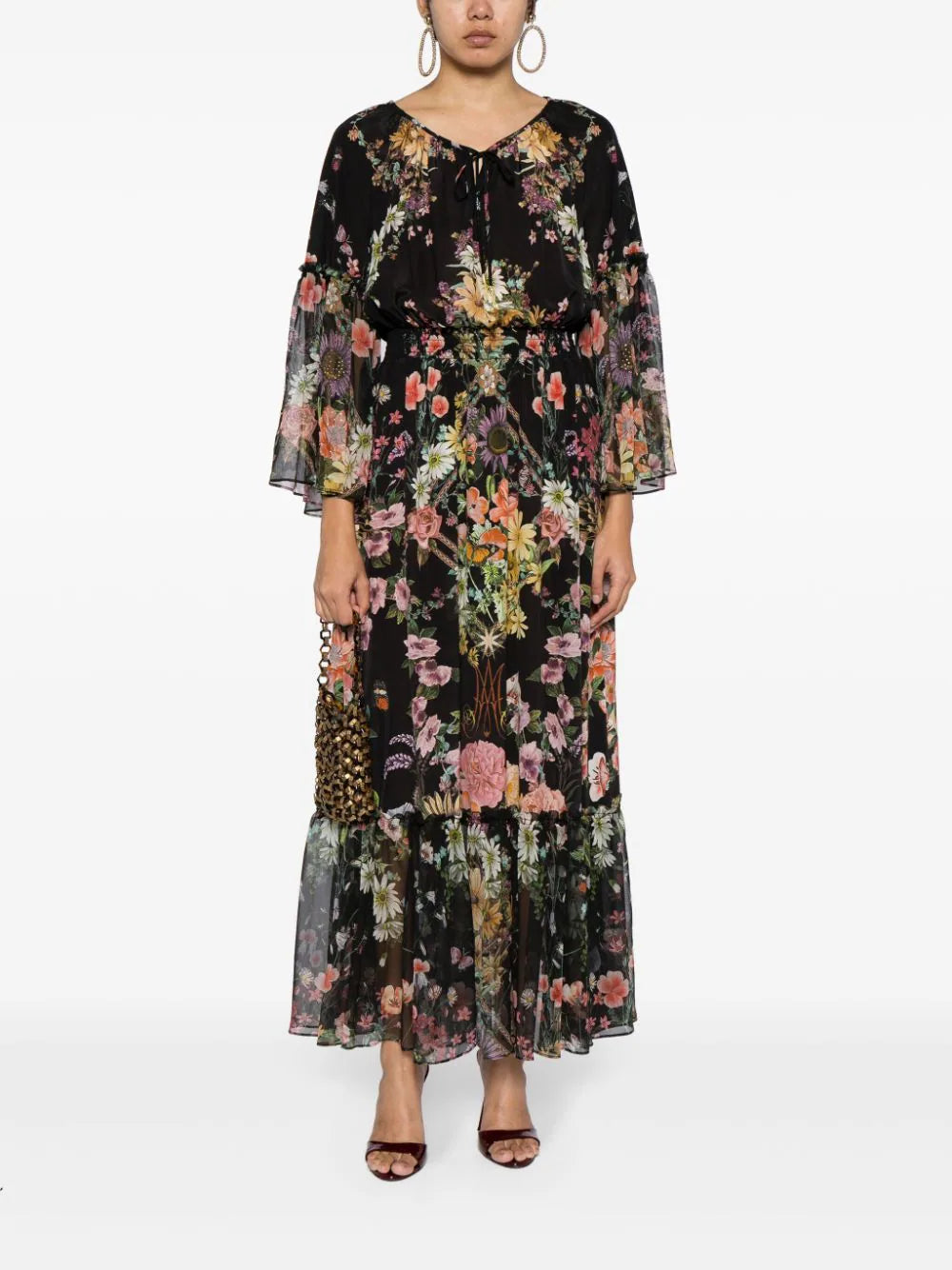 Camilla  Letters from a Vineyard silk maxi dress