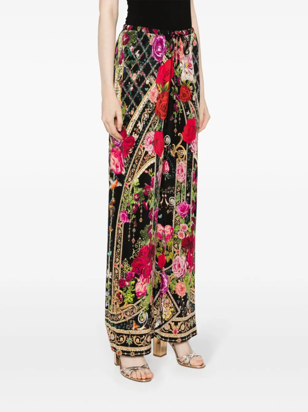Camilla  Reservation For Love silk trousers