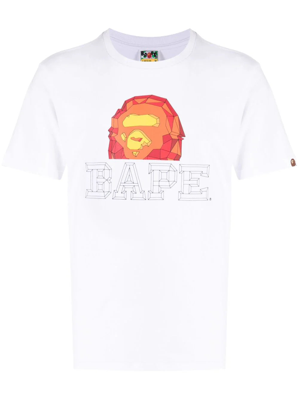 A BATHING APE®  logo-print cotton T-shirt