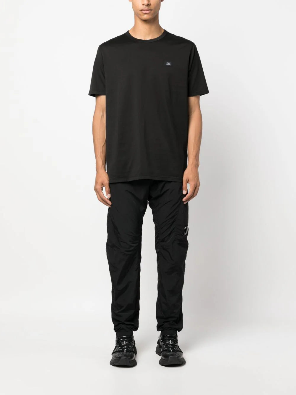 C.P. Company  logo-patch cotton T-shirt