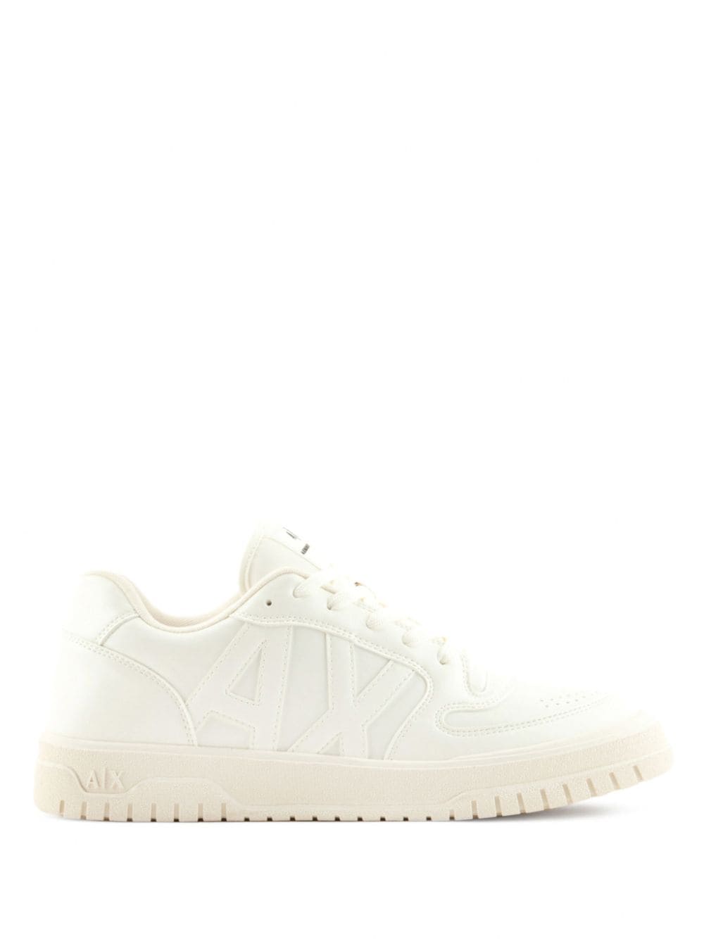 Armani Exchange embossed-logo low-top sneakers