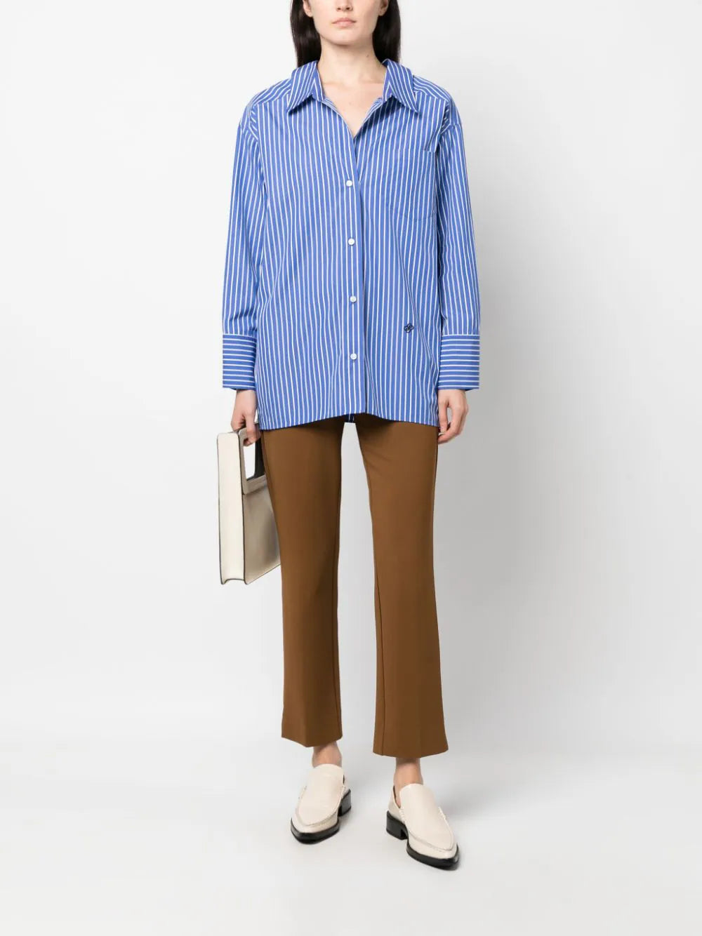 Câllas Milano  Petra striped boyfriend shirt