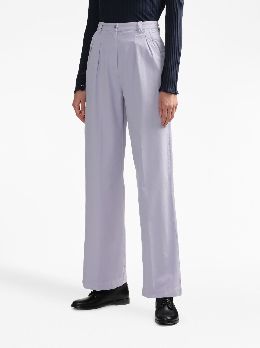 A.P.C. wide-leg cotton trousers