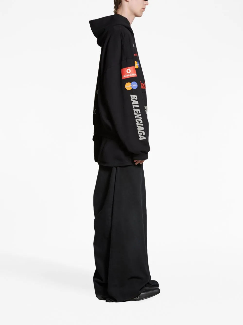 Balenciaga Top League logo-print hoodie
