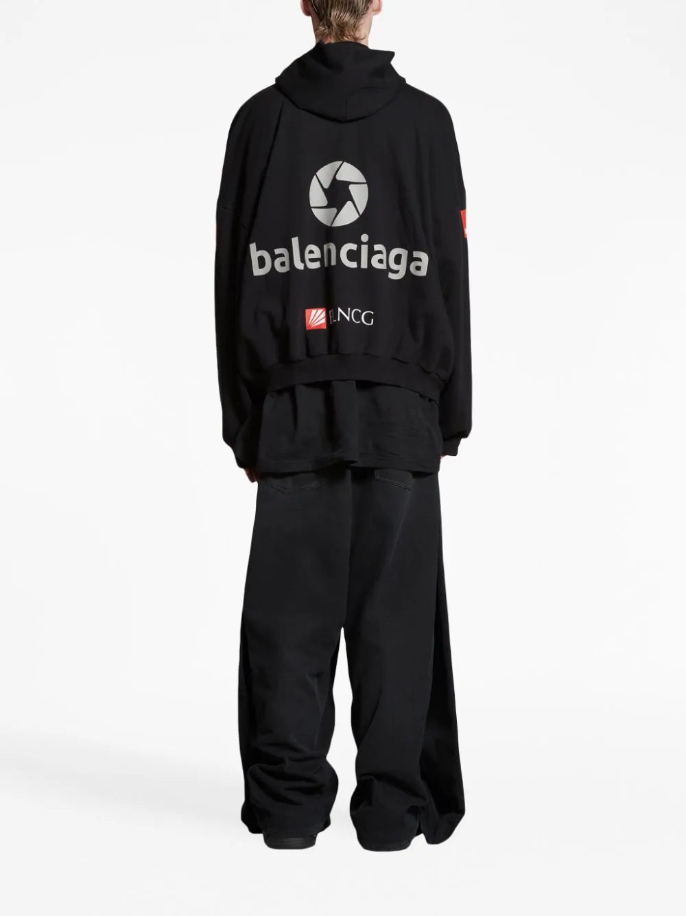 Balenciaga Top League logo-print hoodie