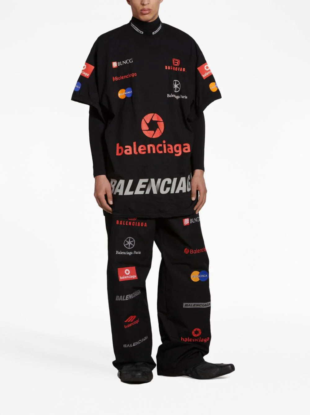 Balenciaga  Top League cotton T-shirt