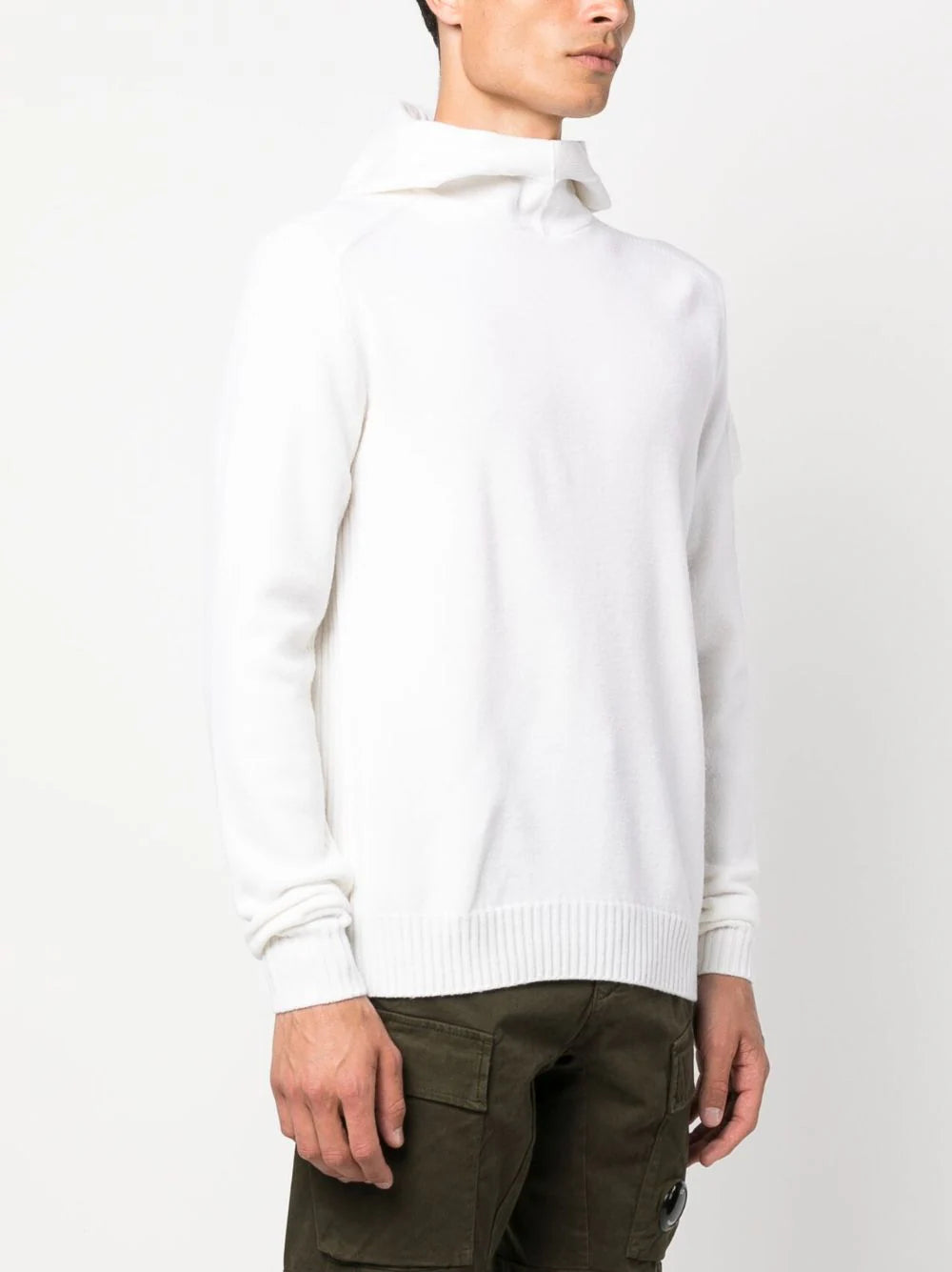 C.P. Company  fine-knit virgin wool-blend hoodie