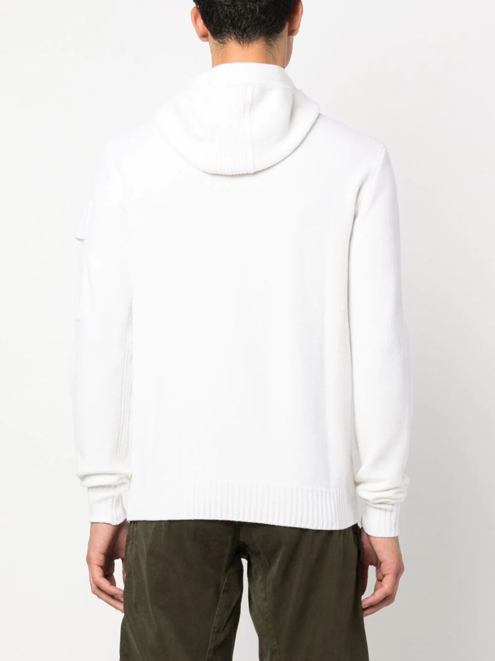 C.P. Company  fine-knit virgin wool-blend hoodie