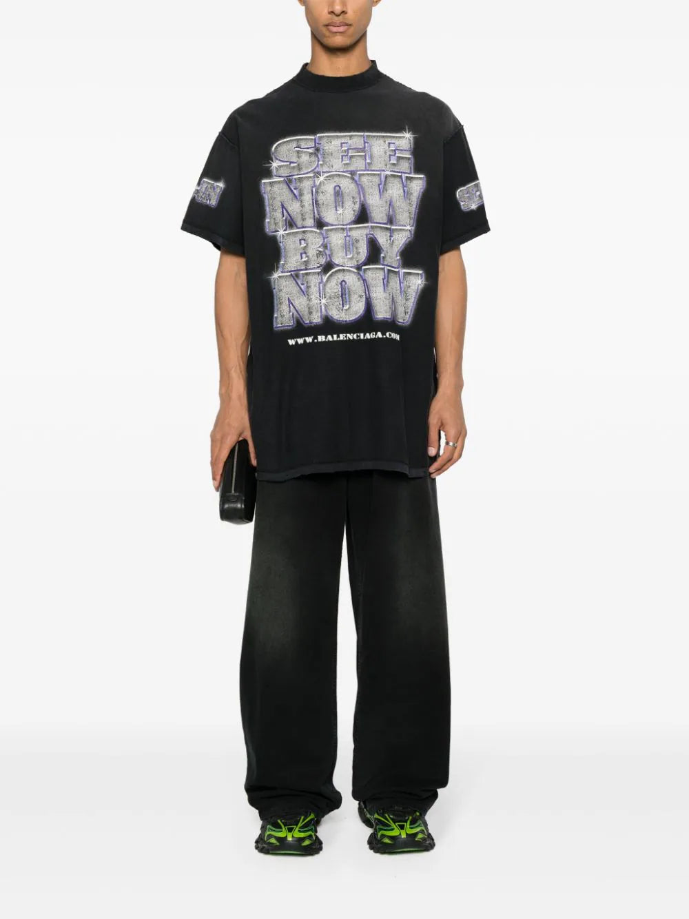 Balenciaga baggy wide-leg jeans