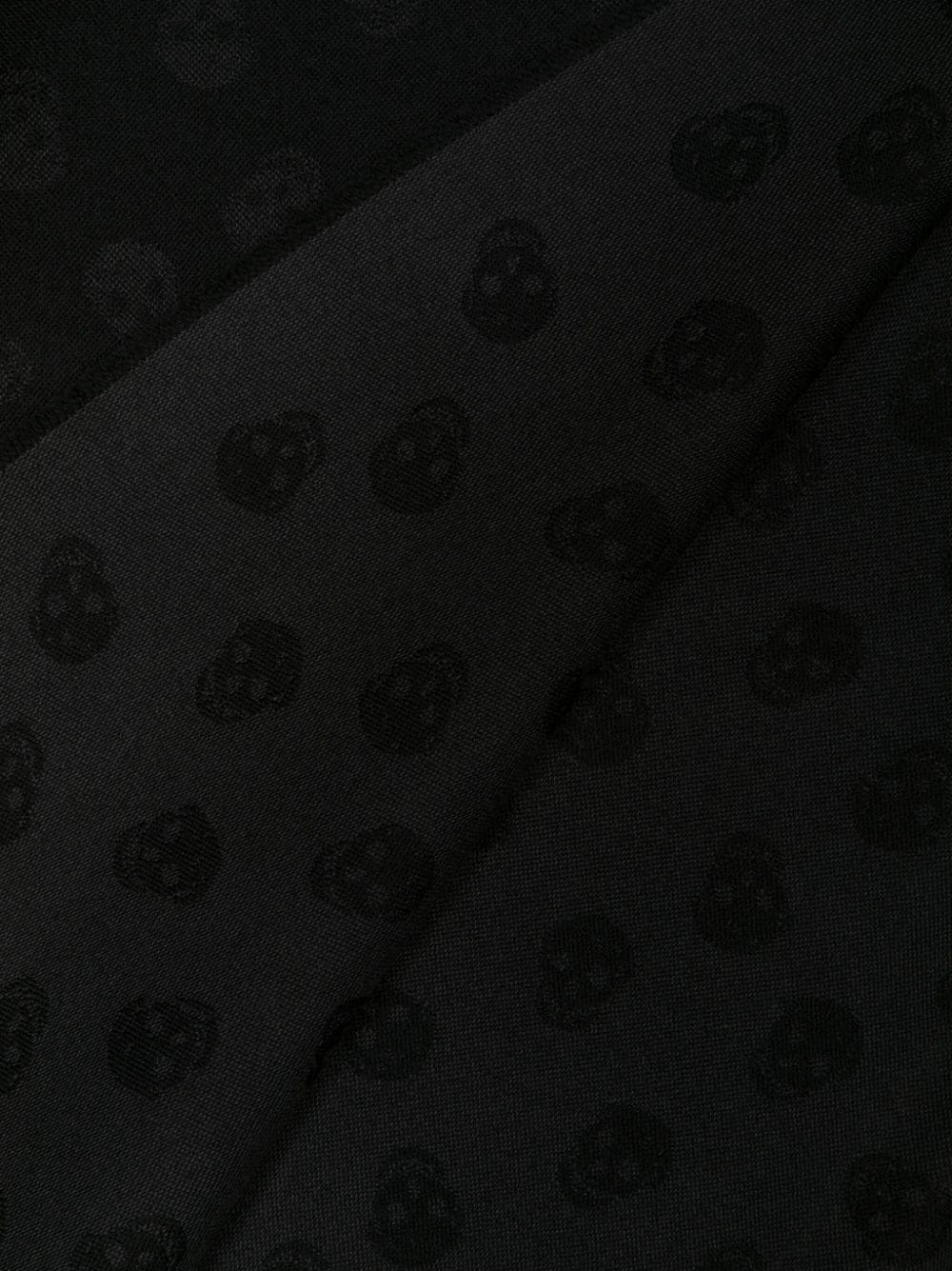 Alexander McQueen  skull wool-silk scarf