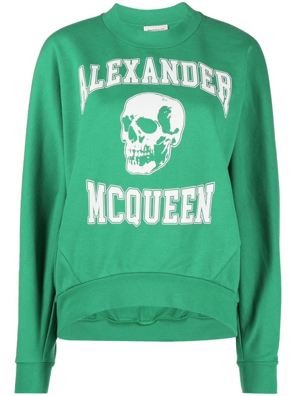 Alexander McQueen  skull-print stretch-cotton sweatshirt