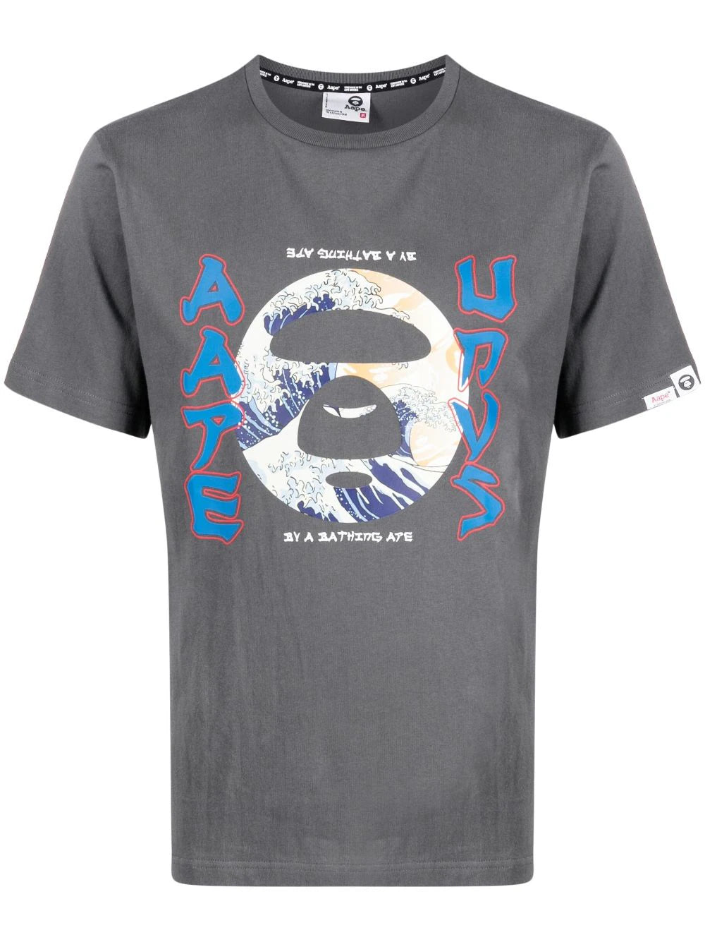 AAPE BY *A BATHING APE®  logo-print cotton T-shirt