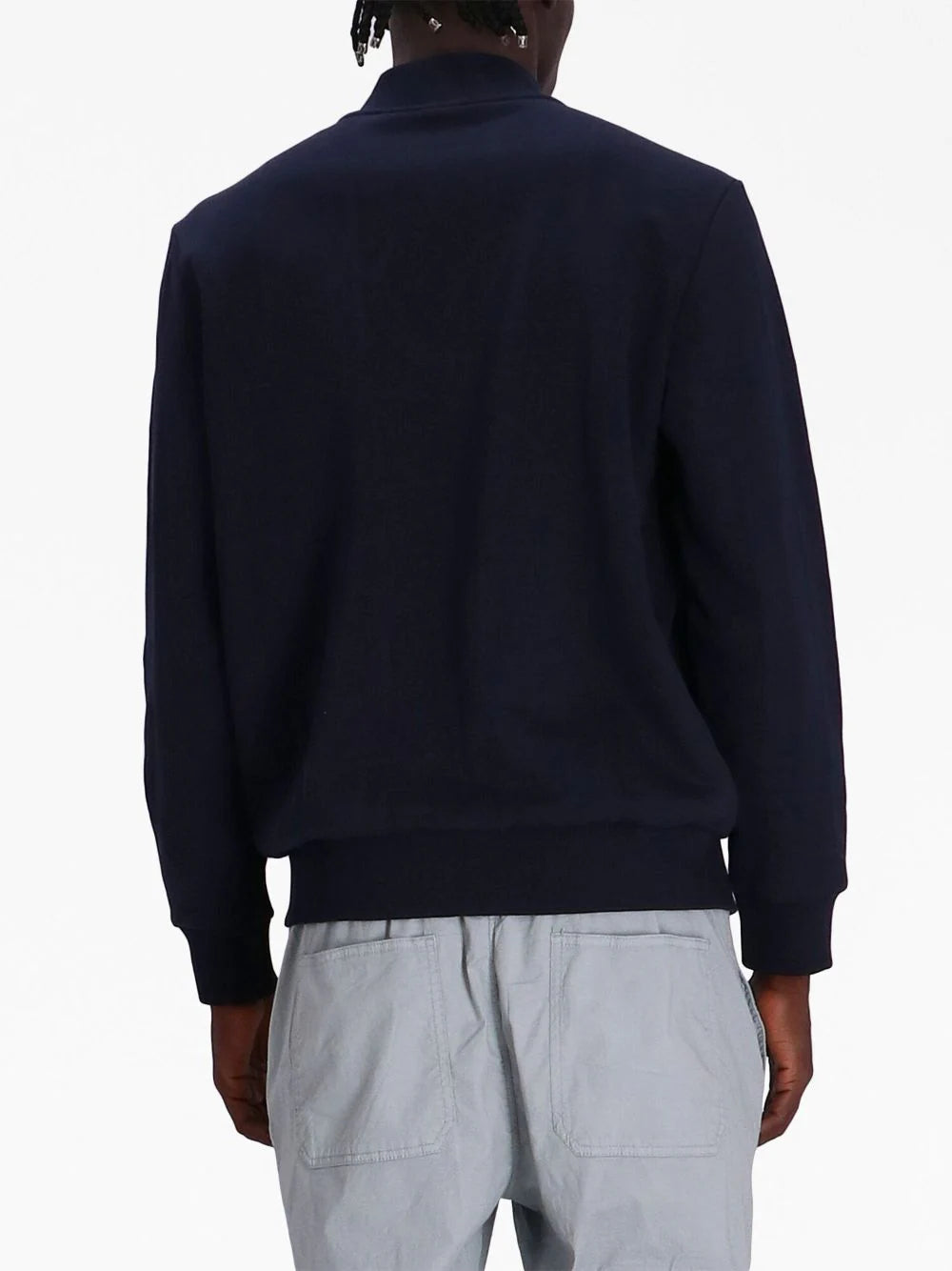 BOSS embroidered-logo bomber jacket