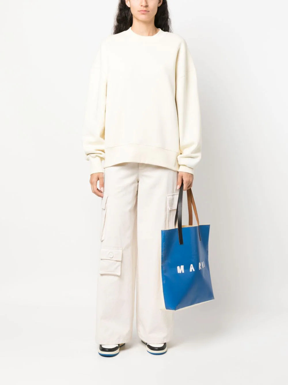 AMI Paris  logo-embroidered patch sweatshirt