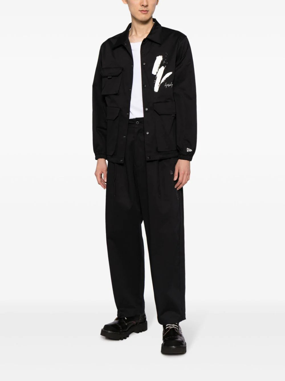 Yohji Yamamoto x New Era logo-print jacket