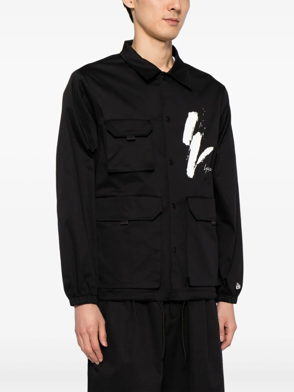 Yohji Yamamoto x New Era logo-print jacket