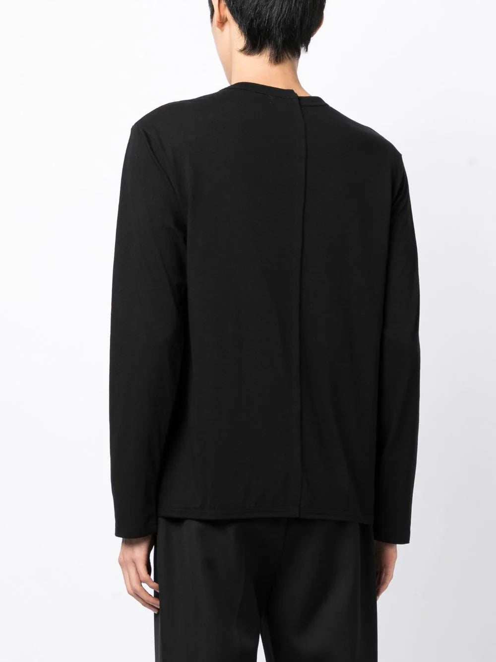 Yohji Yamamoto  asymmetric long-sleeve T-shirt