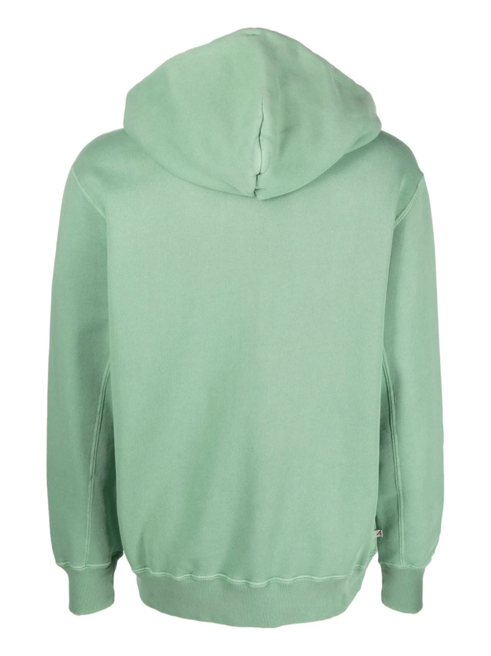 Autry logo-patch cotton hoodie