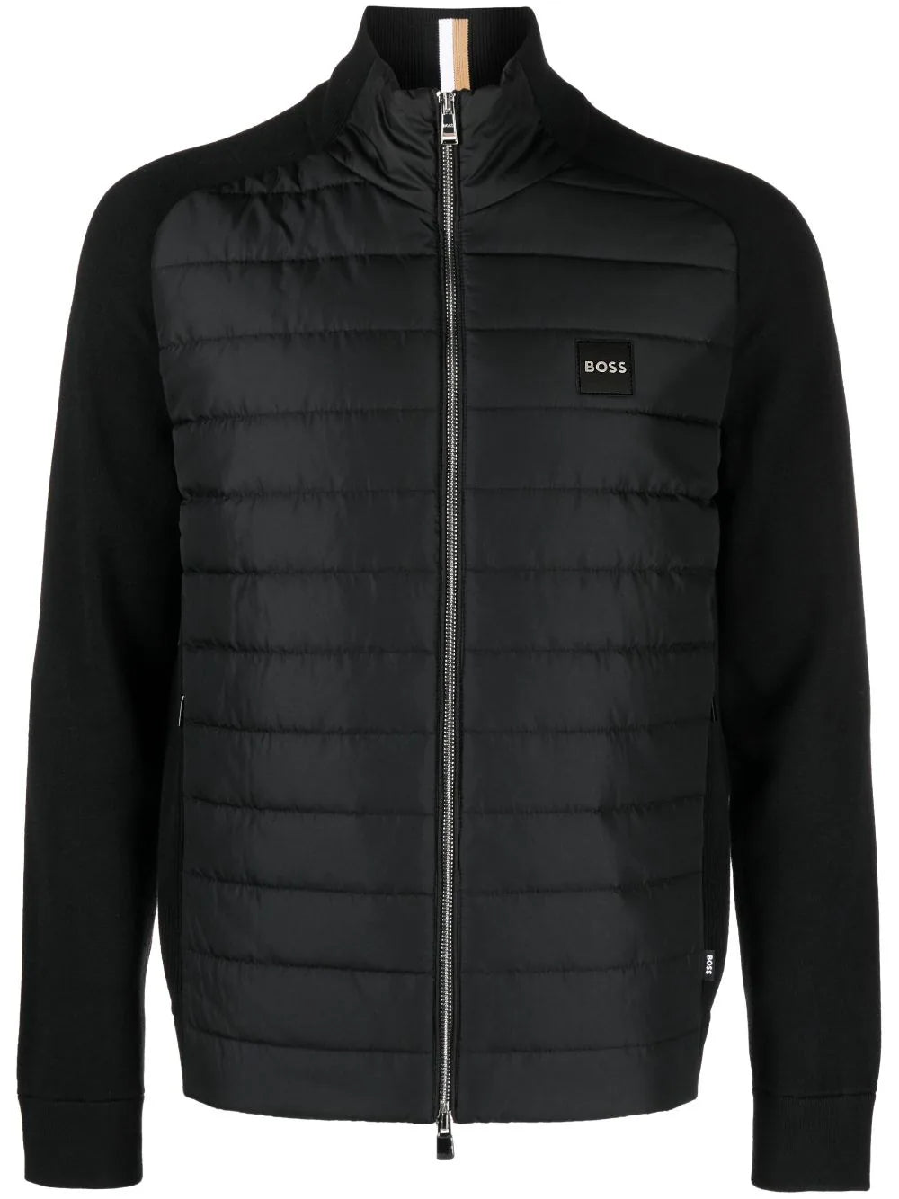 BOSS  logo-plaque padded jacket