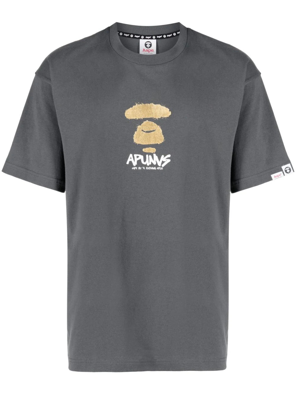 AAPE BY *A BATHING APE®  logo-print cotton T-shirt
