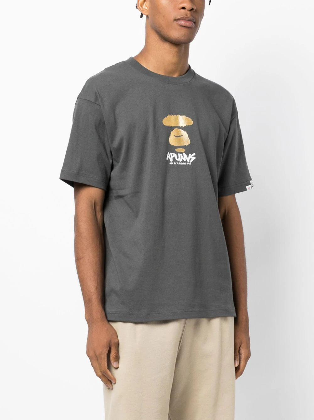 AAPE BY *A BATHING APE® logo-print cotton T-shirt