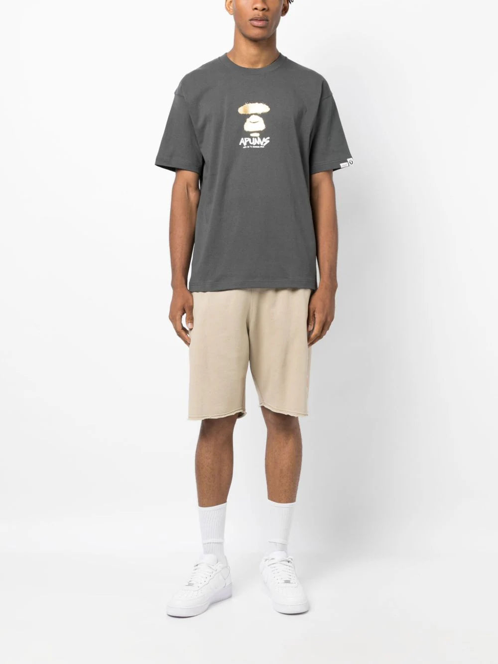 AAPE BY *A BATHING APE® logo-print cotton T-shirt