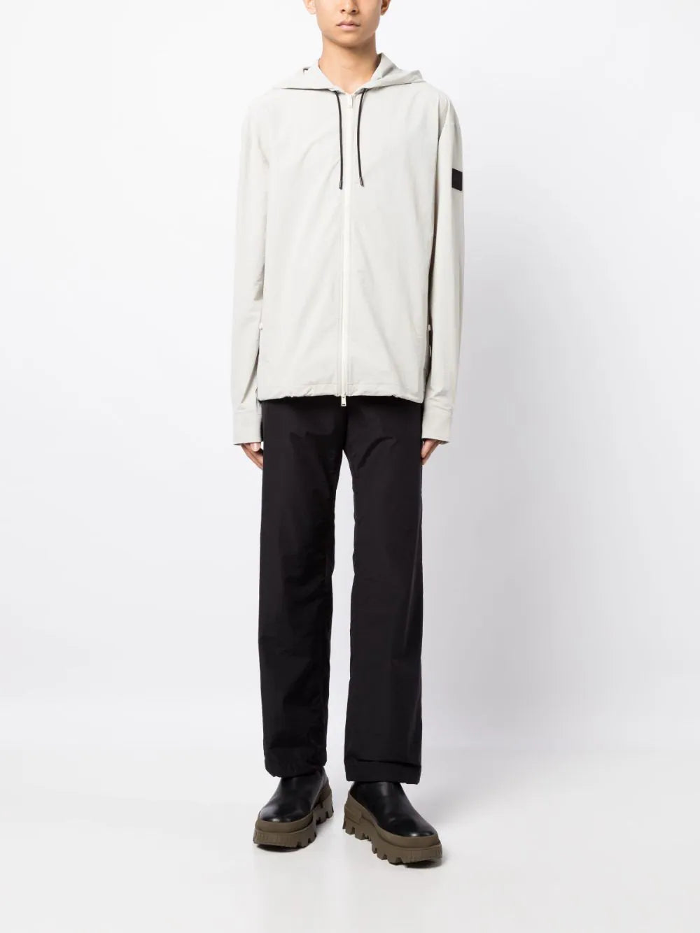 BOSS  zip-up hooded jacket