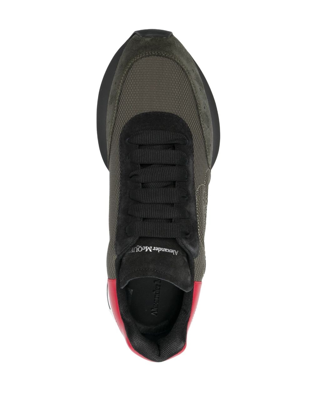 Alexander McQueen logo-embroidered lace-up sneakers