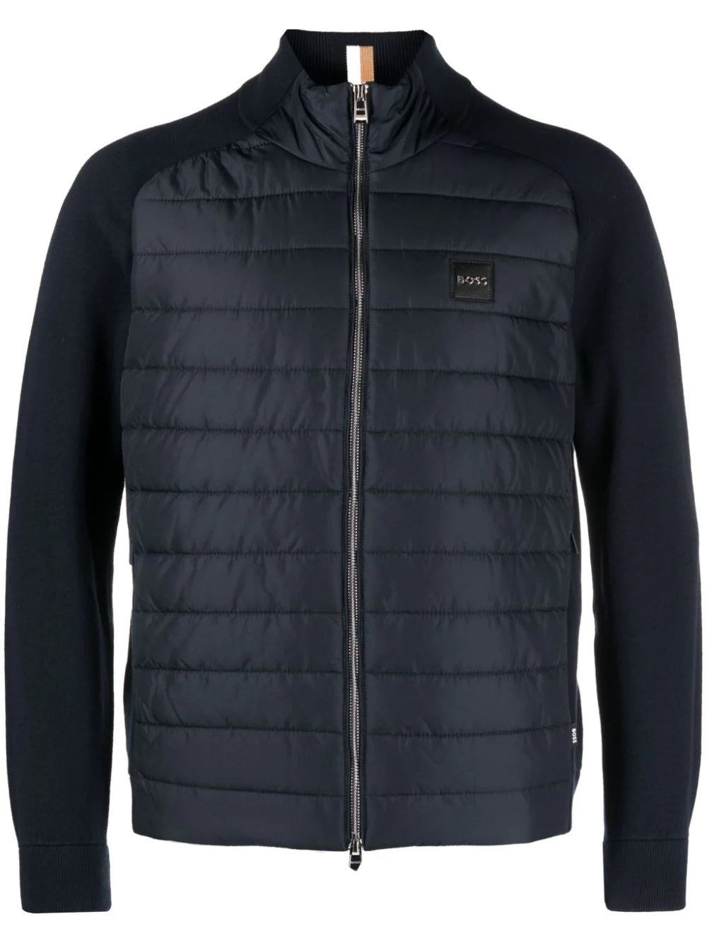 BOSS  quilted panelled jacket