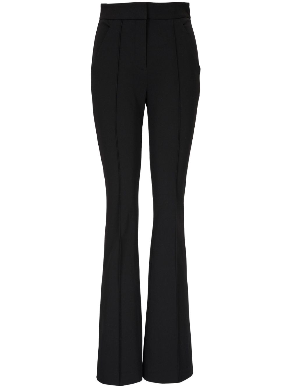Veronica Beard  bonded-seams flared trousers