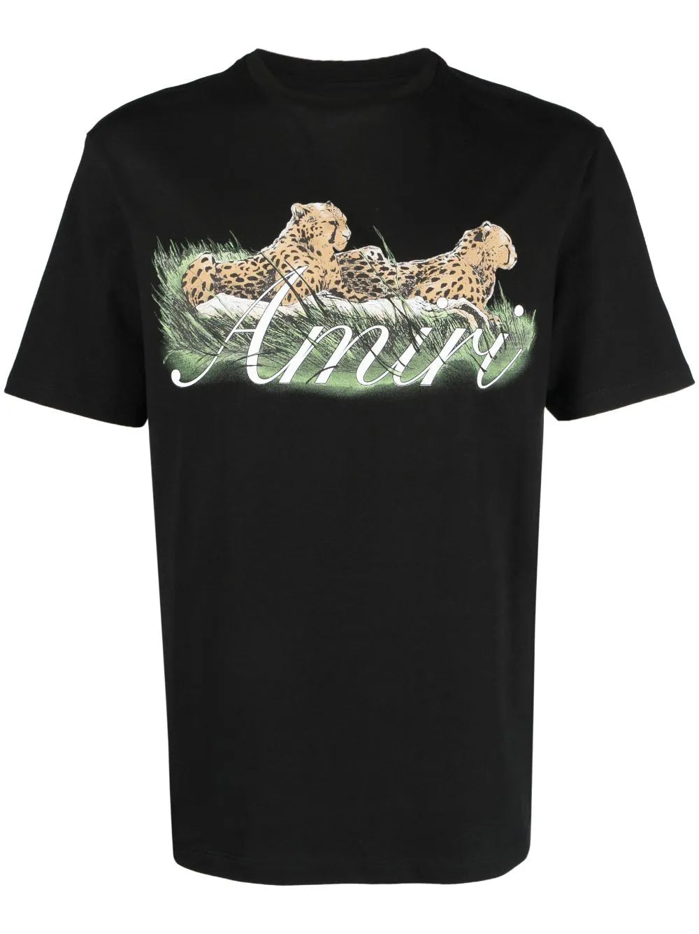 AMIRI  cheetah-print cotton T-shirt